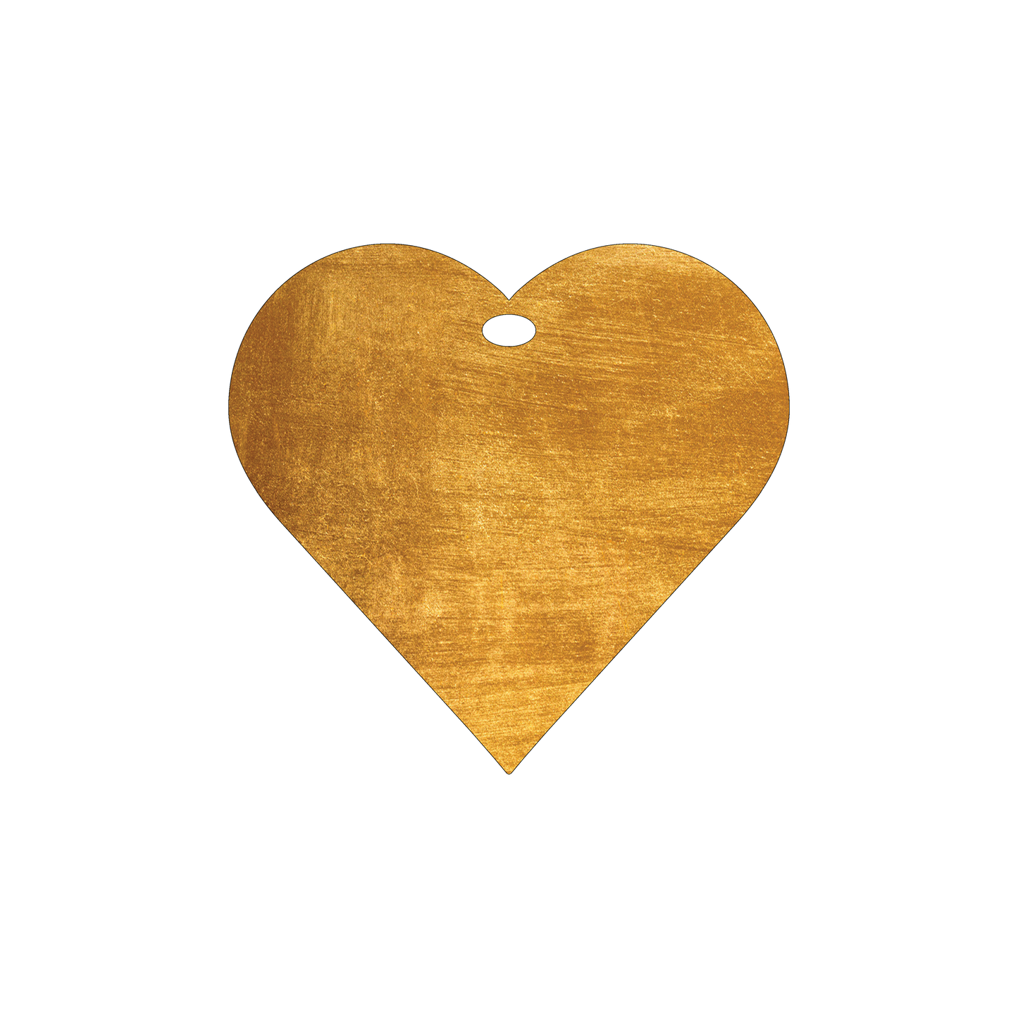 Custom Plastic 3.7" x 3.5" Heart Shape Luggage Tags