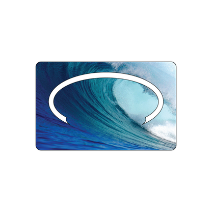 Custom Plastic 3.375" x 2.125" Ring Cards