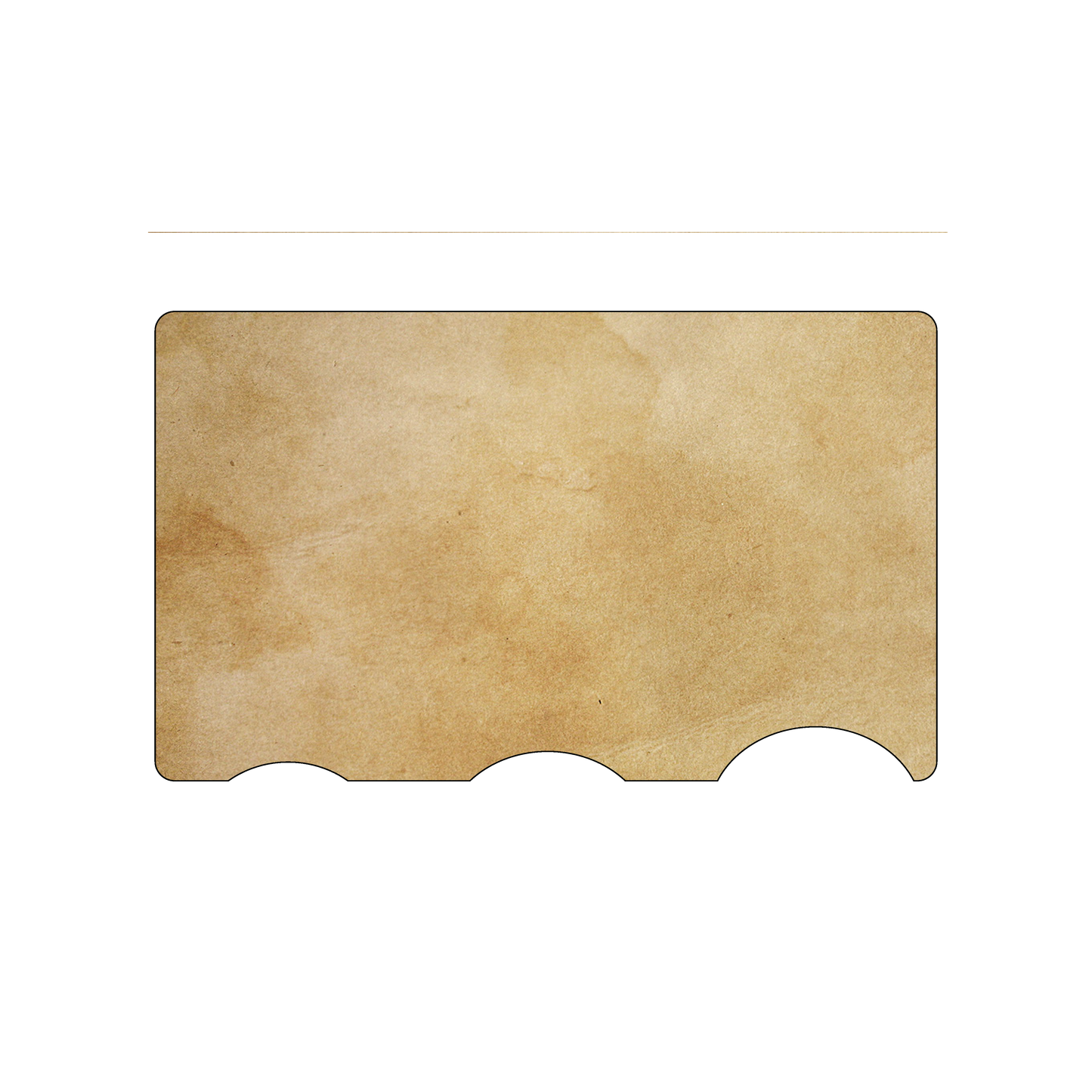 Custom Plastic 3" x 5" Measurement Card