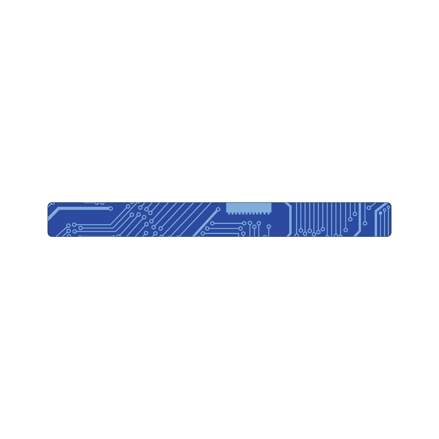 Custom Plastic 1" x 10.125" Long Cards