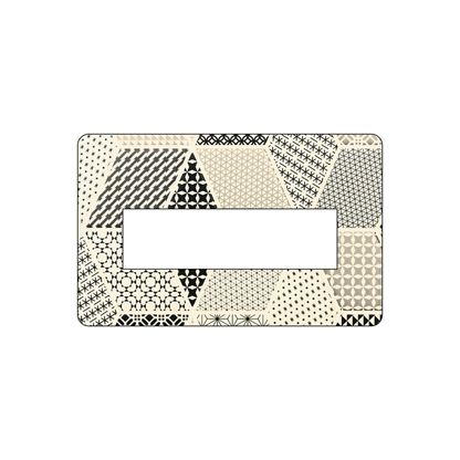 Custom Plastic 3.375" x 2.125" Cards with Punch-Out Rectangle