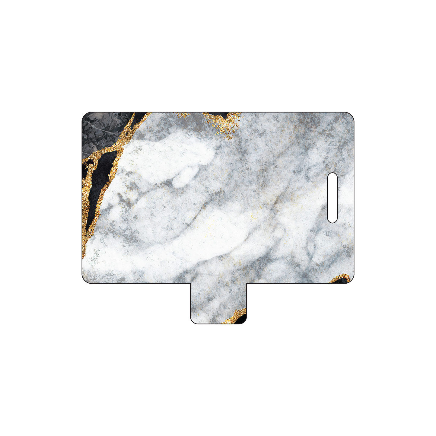 Custom Plastic 2.6258" x 3.375" Tabbed Page 3 Luggage Tags