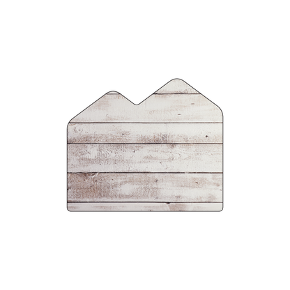 Custom Plastic 2.5" x 2.125" Mountain Shape Cards