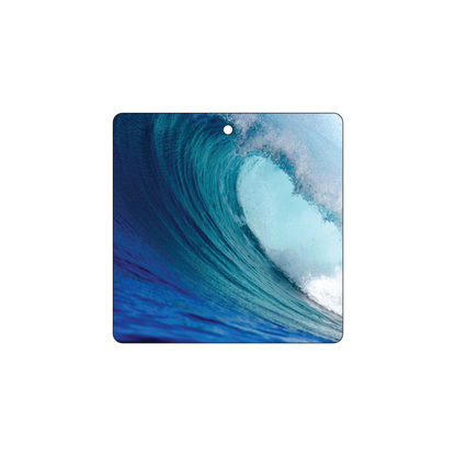 Custom Plastic 3" x 3" Square Tags with Small Hole