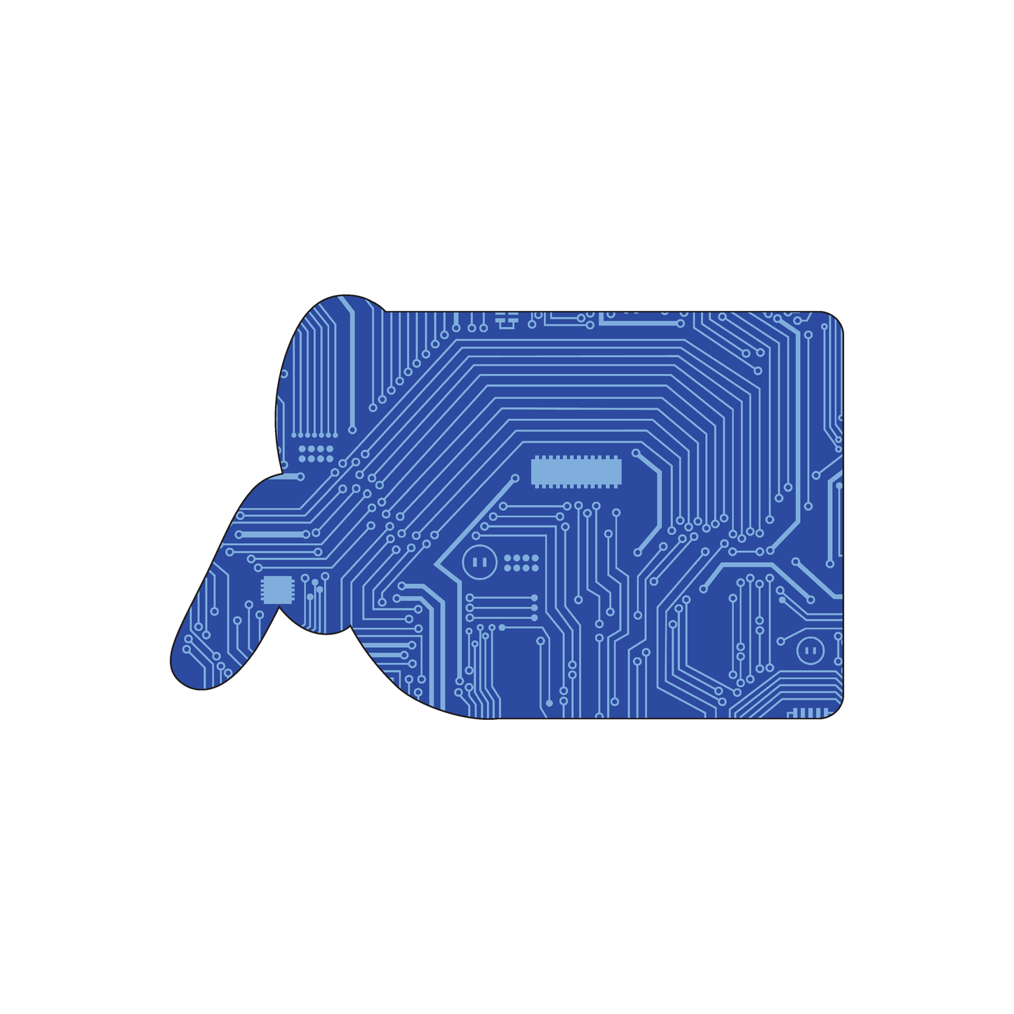 Custom Plastic 3.375" x 2.125" Controller Shape Cards