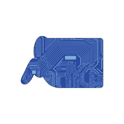 Custom Plastic 3.375" x 2.125" Controller Shape Cards