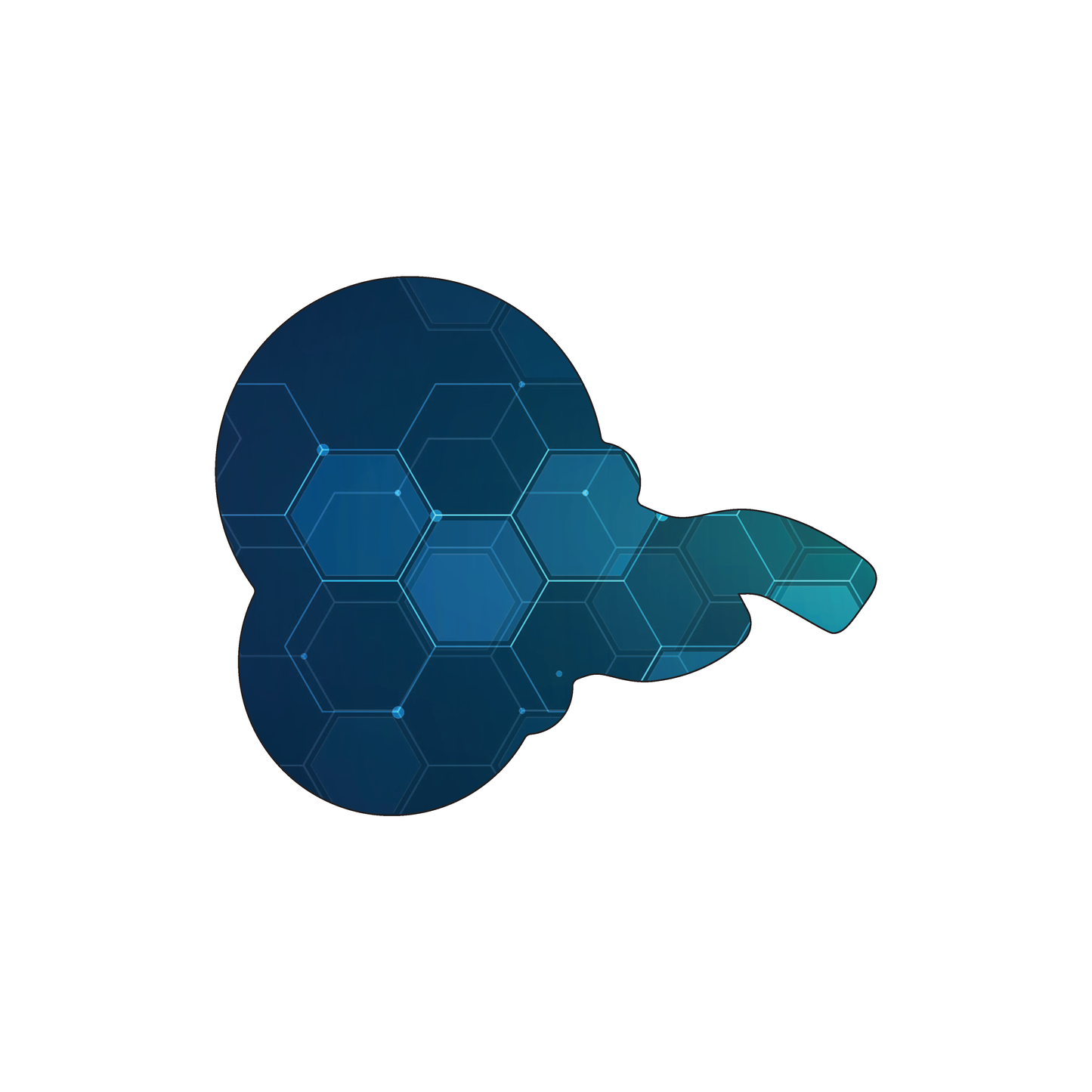 Custom Plastic 2.75" x 3.375" Balloon Shape Cards