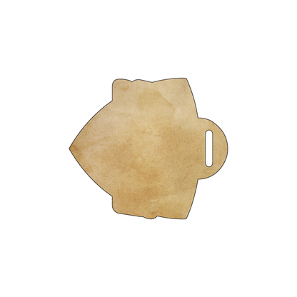 Custom Plastic 2.4" x 2.7" Badge Shape Badges