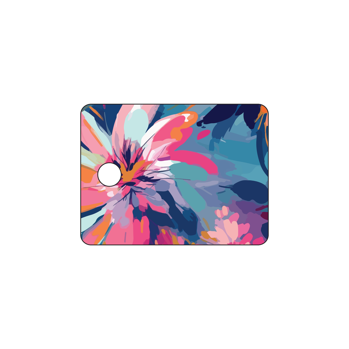 Custom Plastic 2" x 1.5" Key Tags