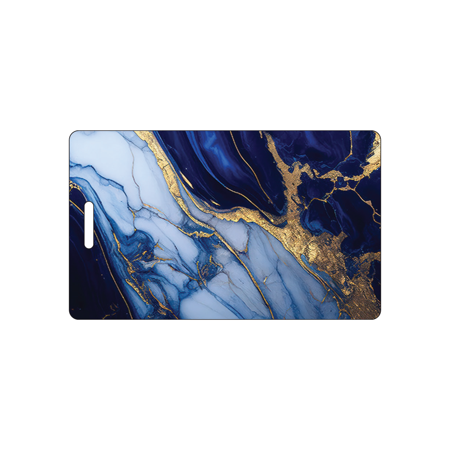 Custom Plastic 4.125" x 2.5" Vertical Badges