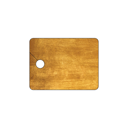 Custom Plastic 1.5" x 2" Key Tags with Cut