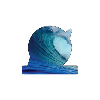 Custom Plastic 3" x 2.6" Planet Shape Cards