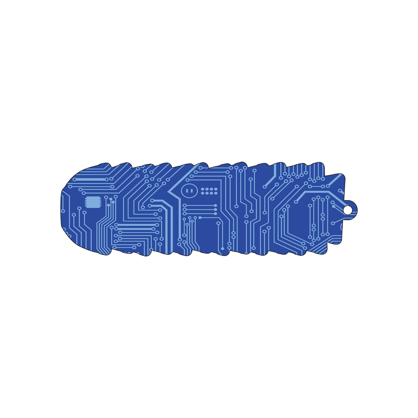 Custom Plastic 4.73" x 1.5" Stack of Bowls Tags
