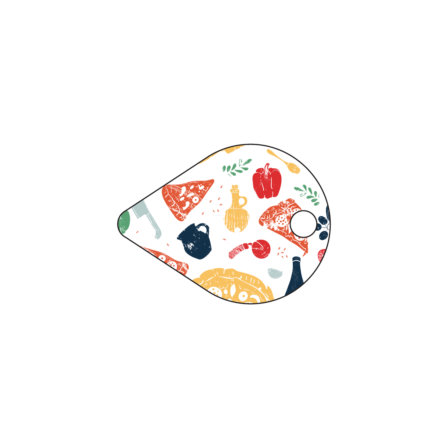 Custom Plastic 1.5" x 1.125" Pin Shape