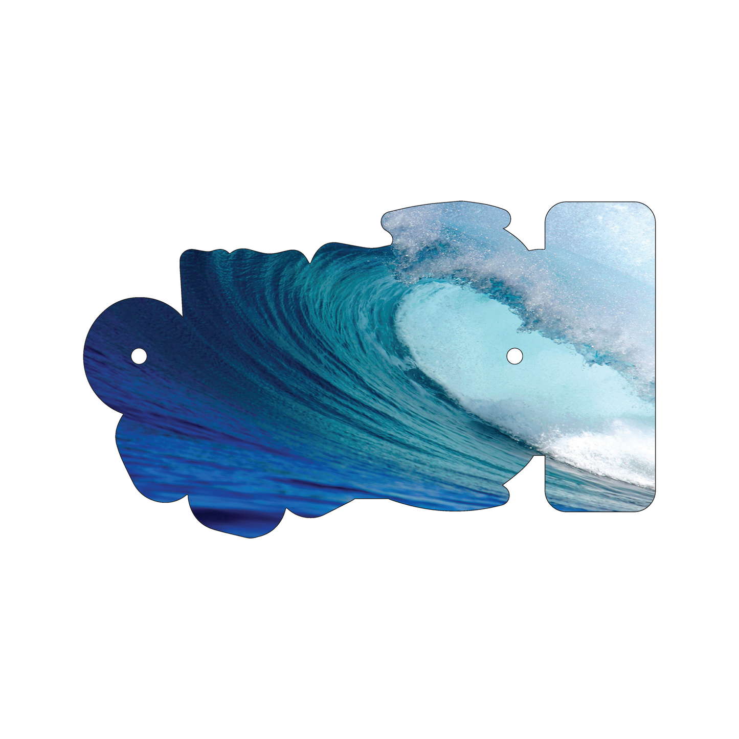 Custom Plastic 9" x 5.3" Anchor Shape Signage