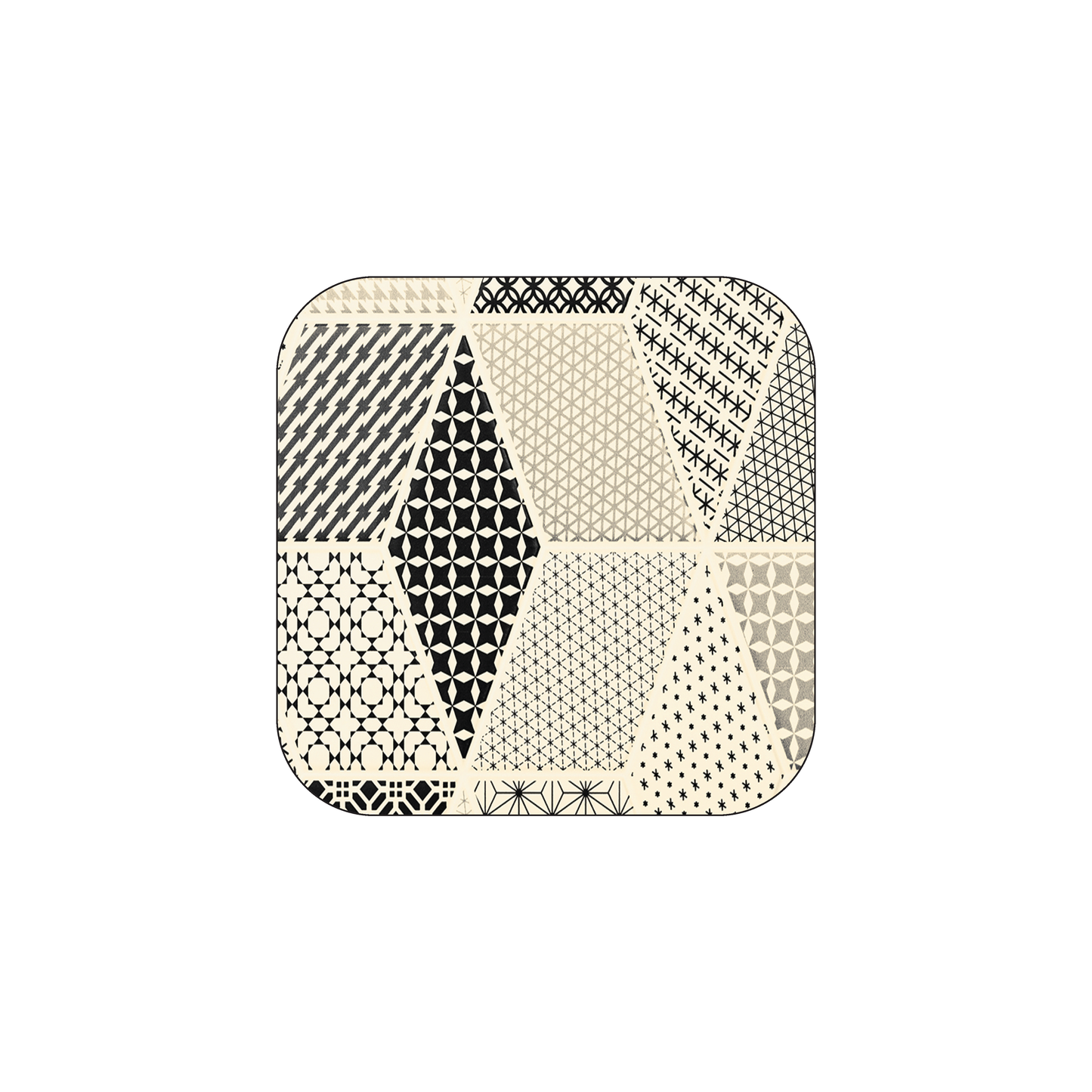 Custom Plastic 2.75" x 2.75" Rounded Square Cards
