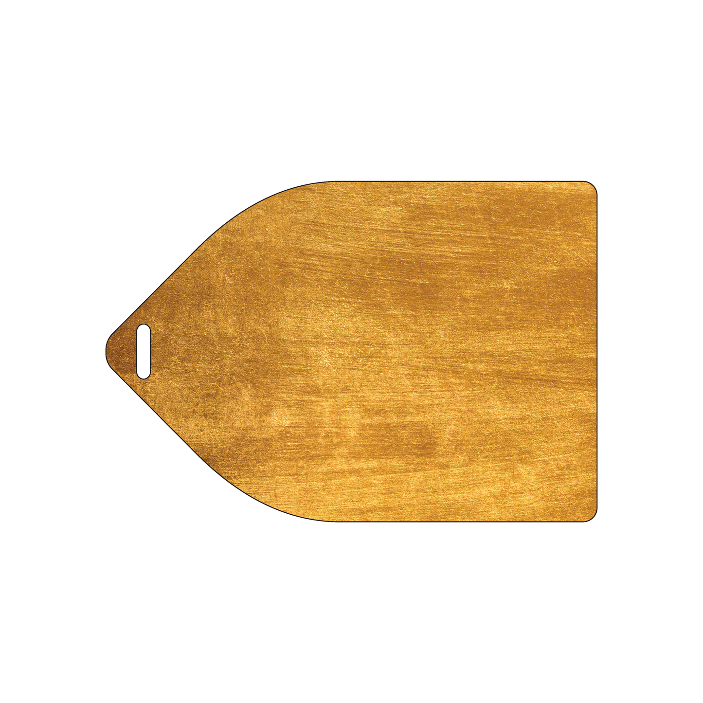 Custom Plastic 3" x 4.33" Pointed Luggage Tags