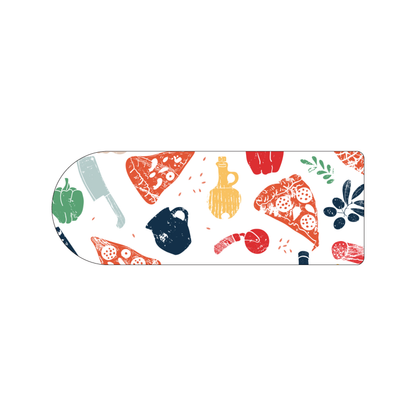 Custom Plastic 2.5" x 6.875" Rounded Long Invitation