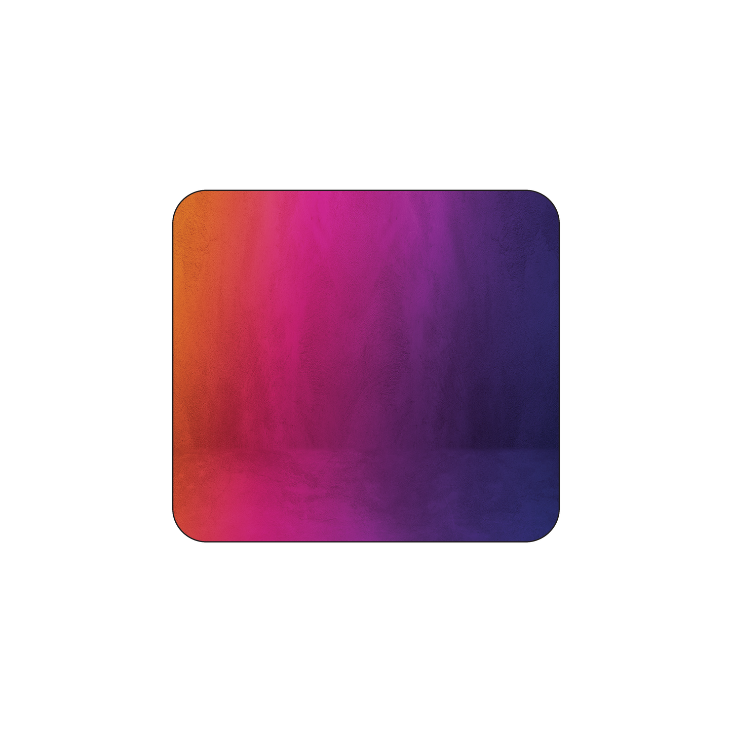 Custom Plastic 2.5" x 2.75" Rounded Rectangle Cards