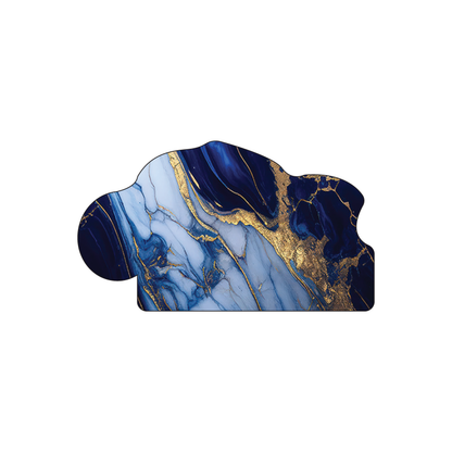 Custom Plastic 3.21" x 1.84" Dolphin Shape Cards