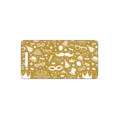 Custom Plastic 3" x 1.5" Luggage Tags