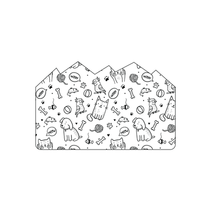 Custom Plastic 3.375" x 2.125" Mountain Range Cards