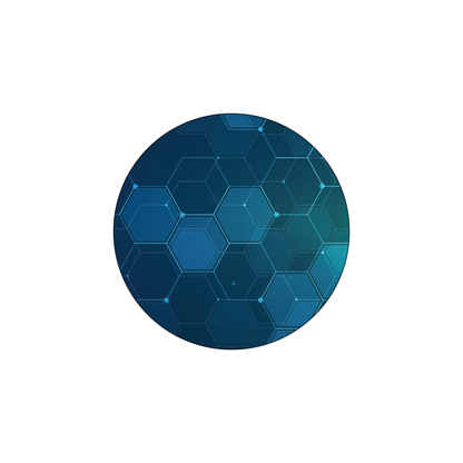 Custom Plastic 3.15" Circle Cards