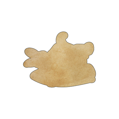 Custom Plastic 3" x 2.3" Character Shape Cards