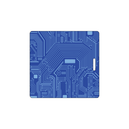 Custom Plastic 3.37" x 3.5" Badges
