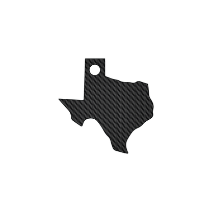 Custom Plastic 2" x 2" Texas Shape Key Tags