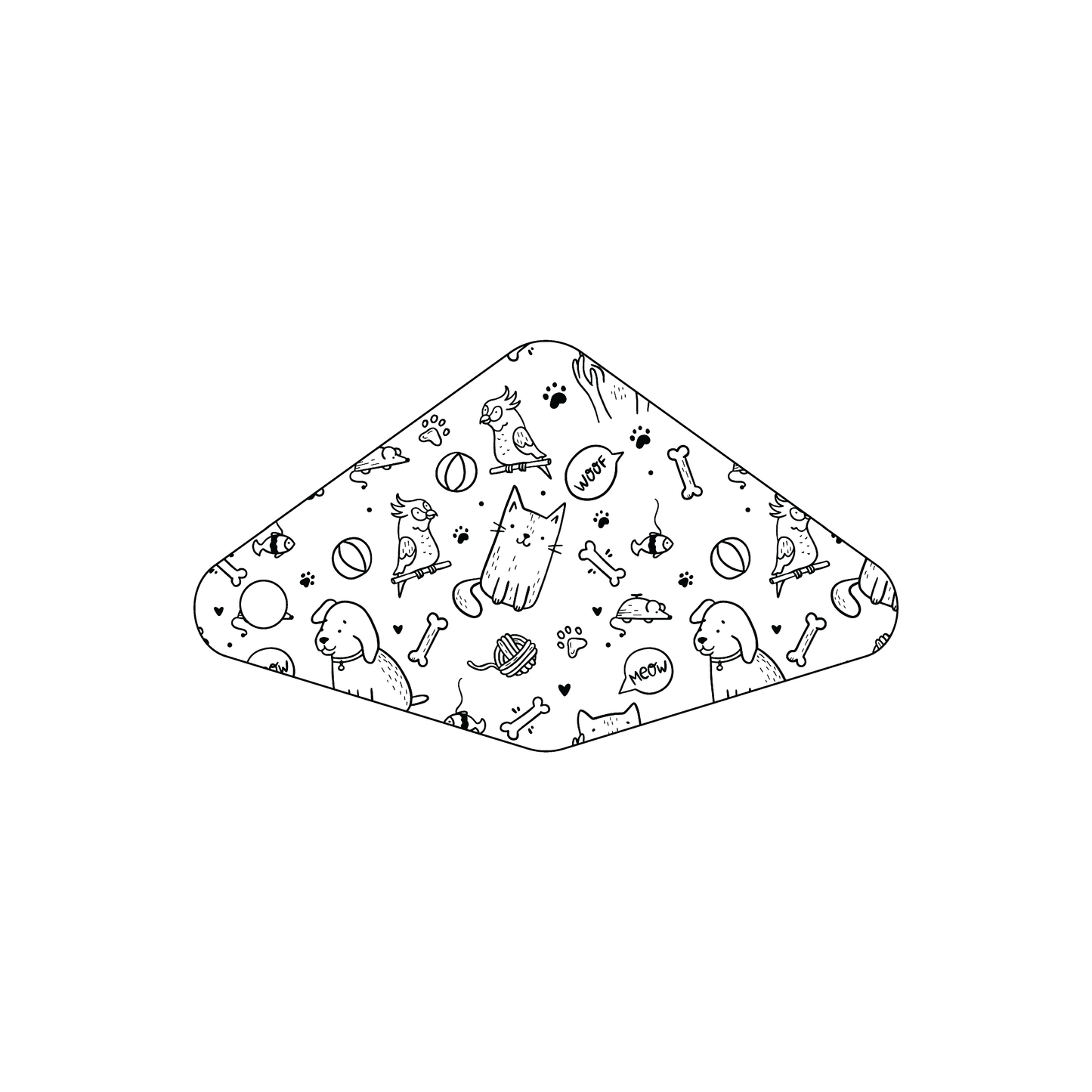 Custom Plastic 3" x 1.75" Pyramid Shape Key Tags