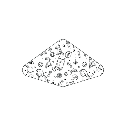 Custom Plastic 3" x 1.75" Pyramid Shape Key Tags