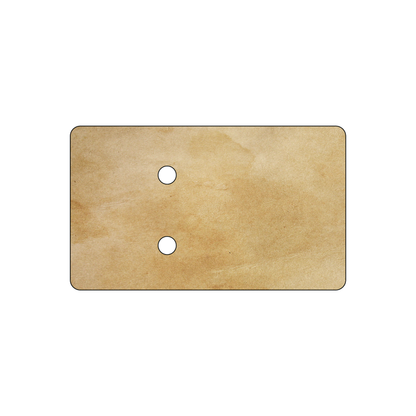 Custom Plastic 3.375" x 2.008" Cards with Two Symmetrical Holes