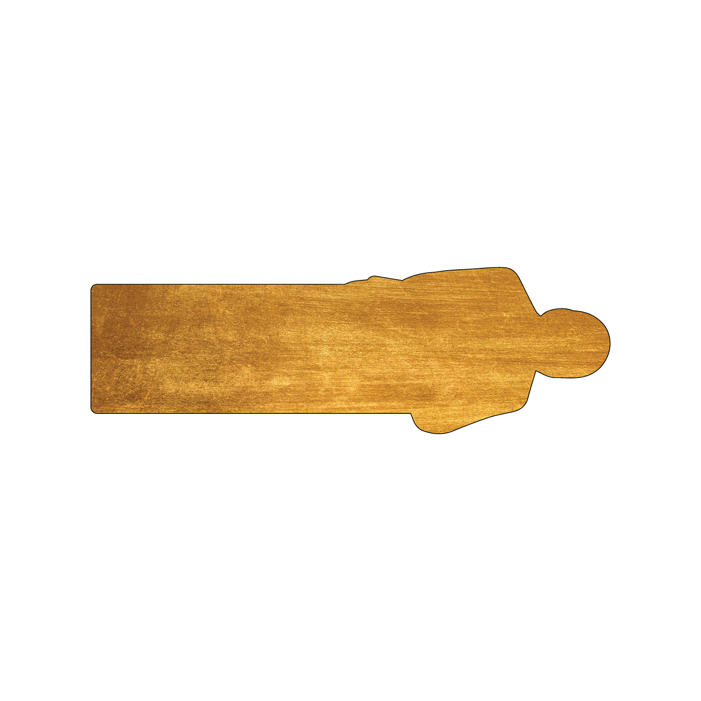 Custom Plastic 6.25" x 2" Figure Bookmark