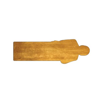 Custom Plastic 6.25" x 2" Figure Bookmark