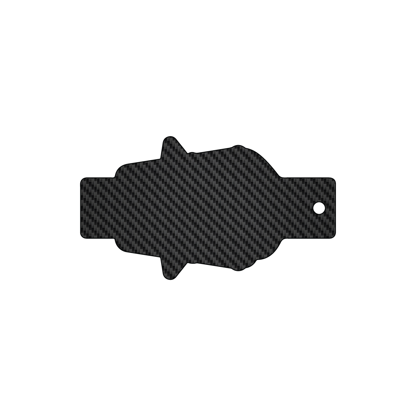 Custom Plastic 2.5" x 1.4" Milkshake Shape Key Tags