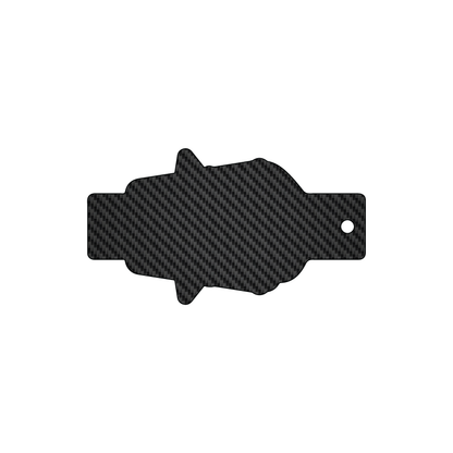 Custom Plastic 2.5" x 1.4" Milkshake Shape Key Tags