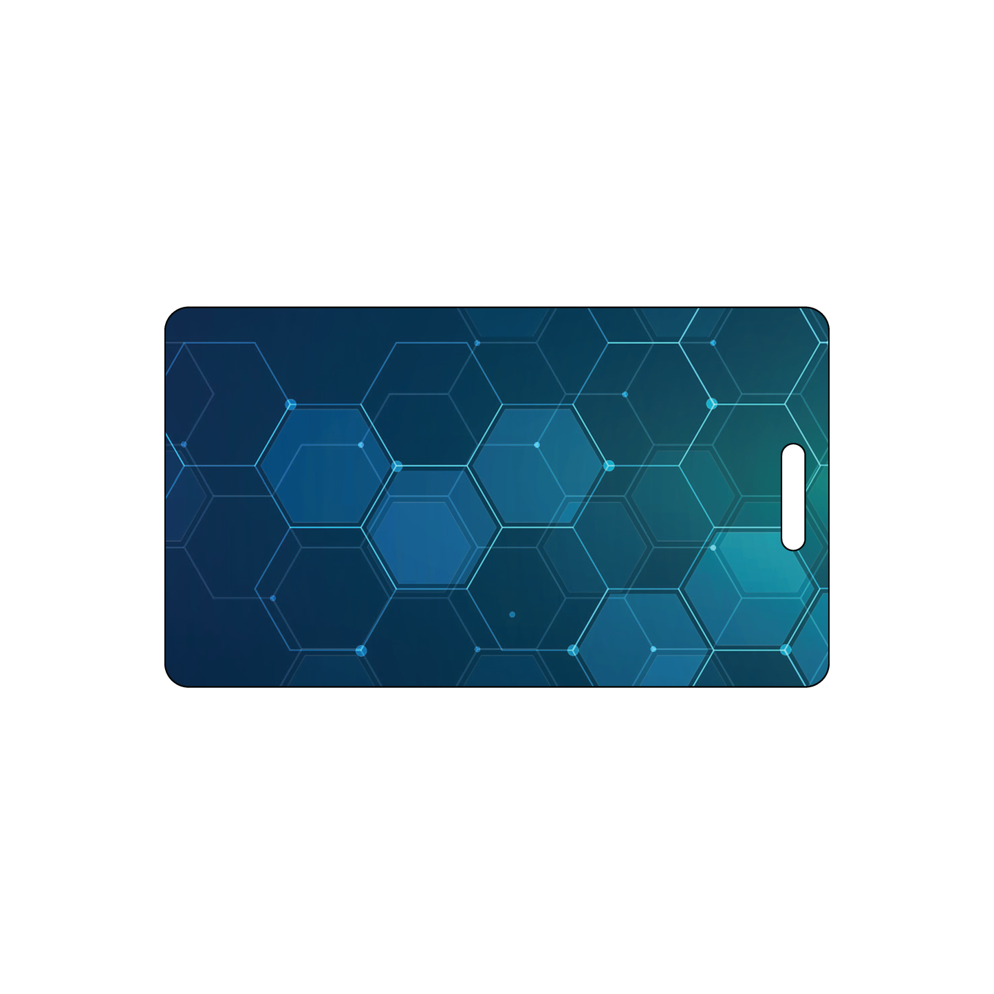 Custom Plastic 3.5" x 2" Vertical