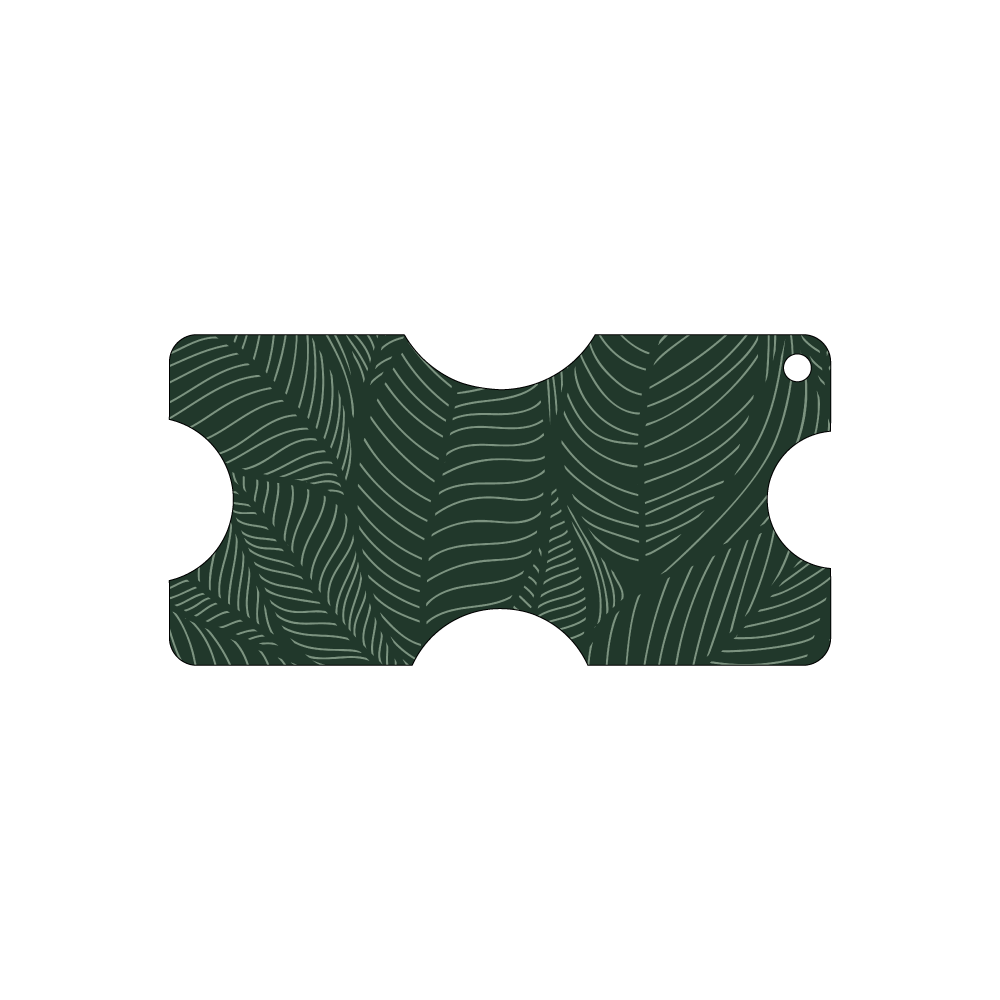 Custom Plastic 3" x 6" X-Shape Tags