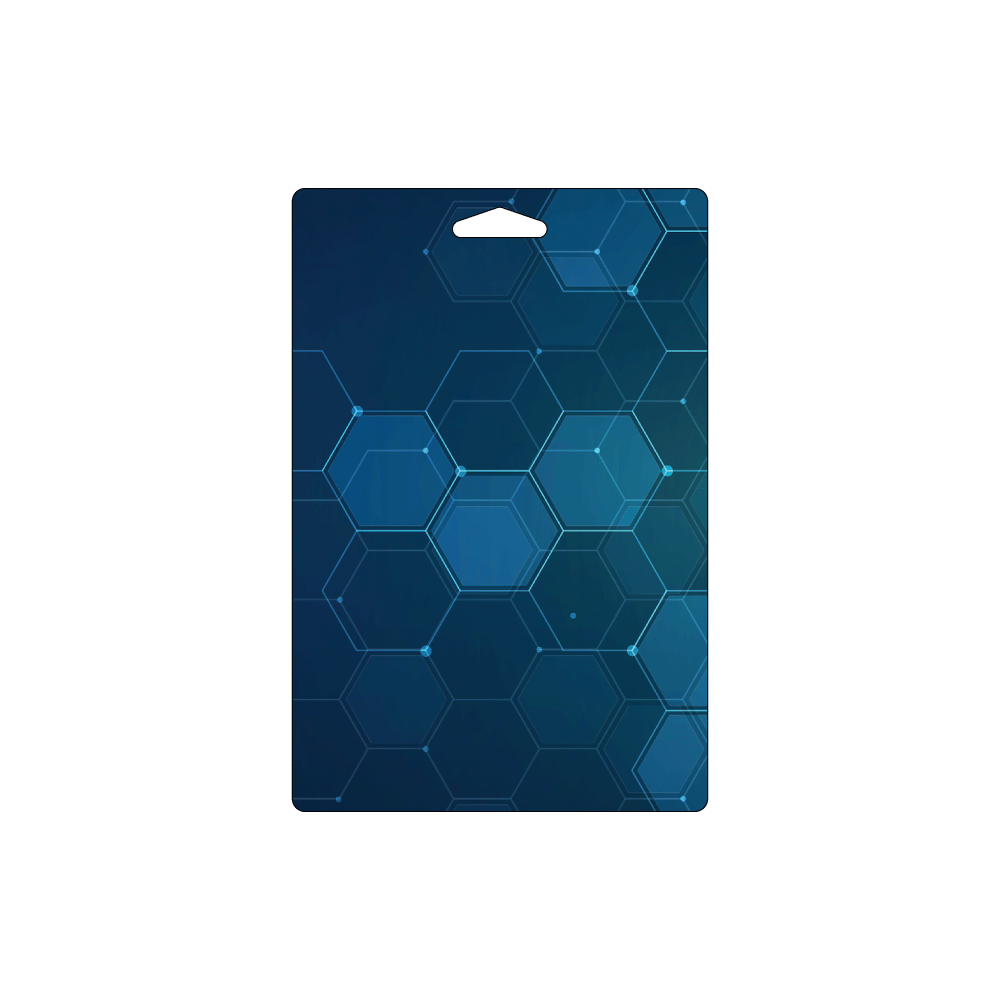 Custom Paper Hanging Gift Card Holder - No Fold, No Slits