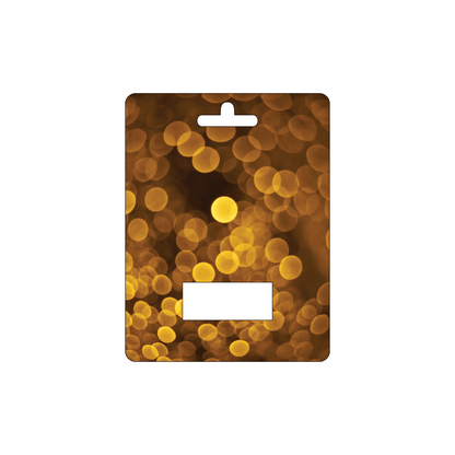 Custom Paper Wide Hanging Gift Card Holder with Window