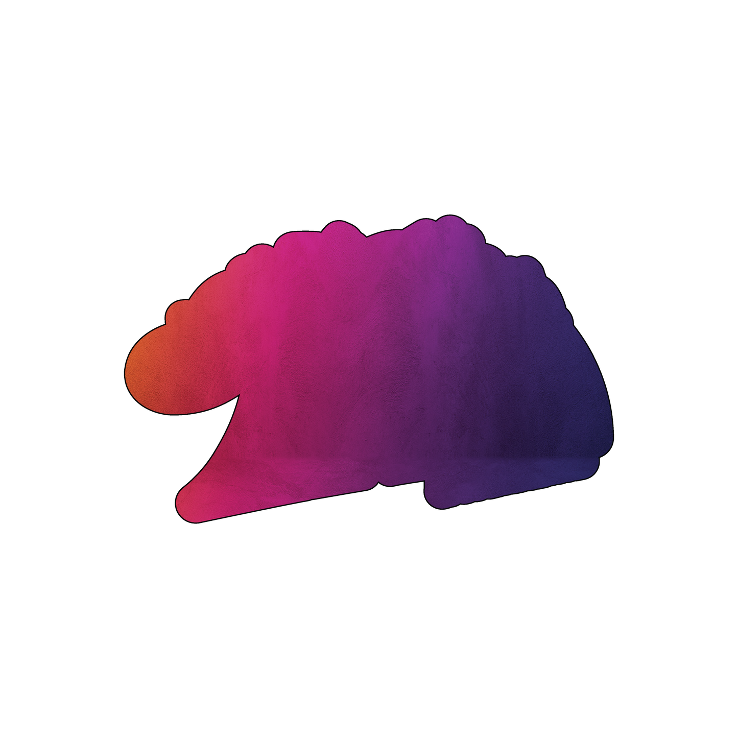 Custom Plastic 3.375" x 2.125" Logo Shape Cards