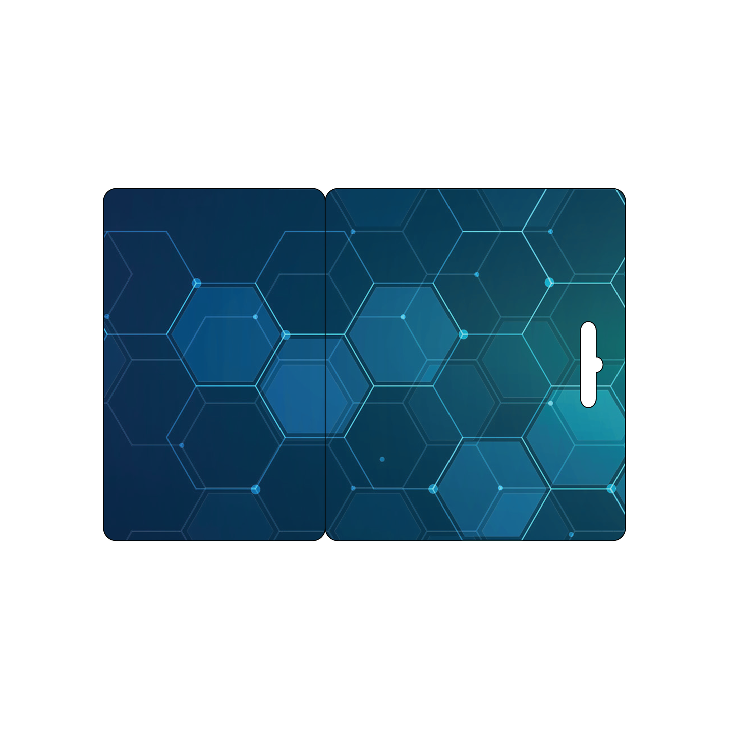 Custom Plastic 5" x 3.375" Breakaway Rack Gift Cards