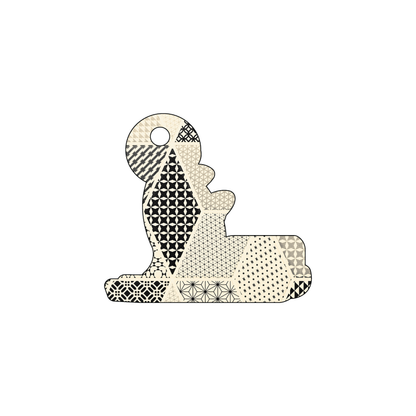 Custom Plastic 2.3" x 2.1" Mascot Shape Key Tags
