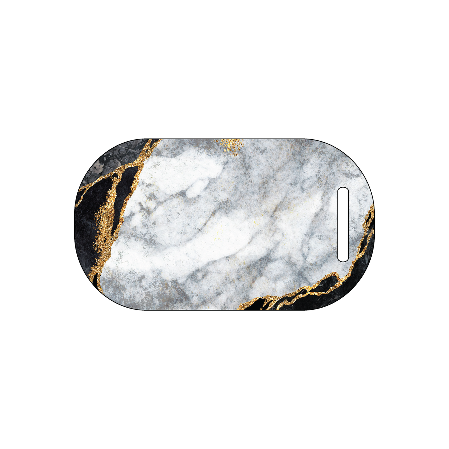 Custom Plastic 3.5" x 2" Oval Tags