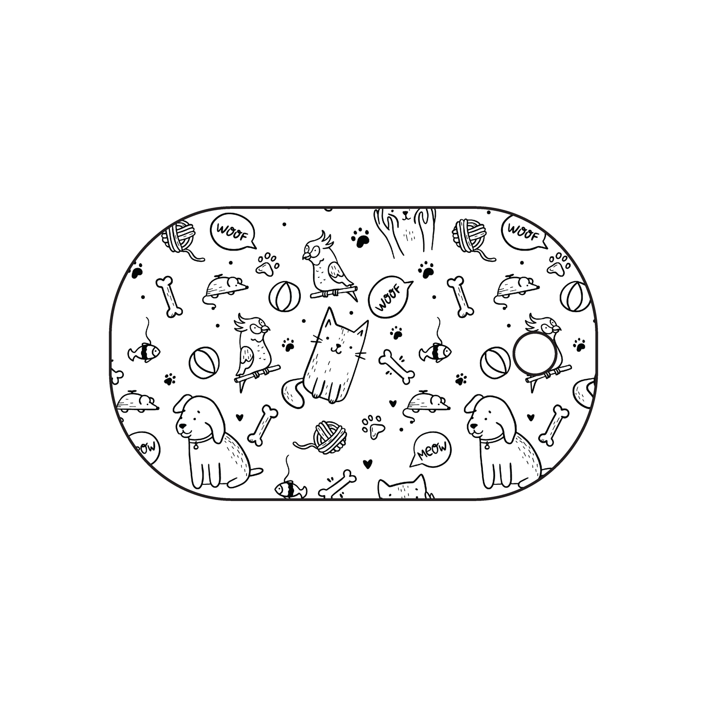 Custom Plastic 2" x 1.2" Oval Key Tags