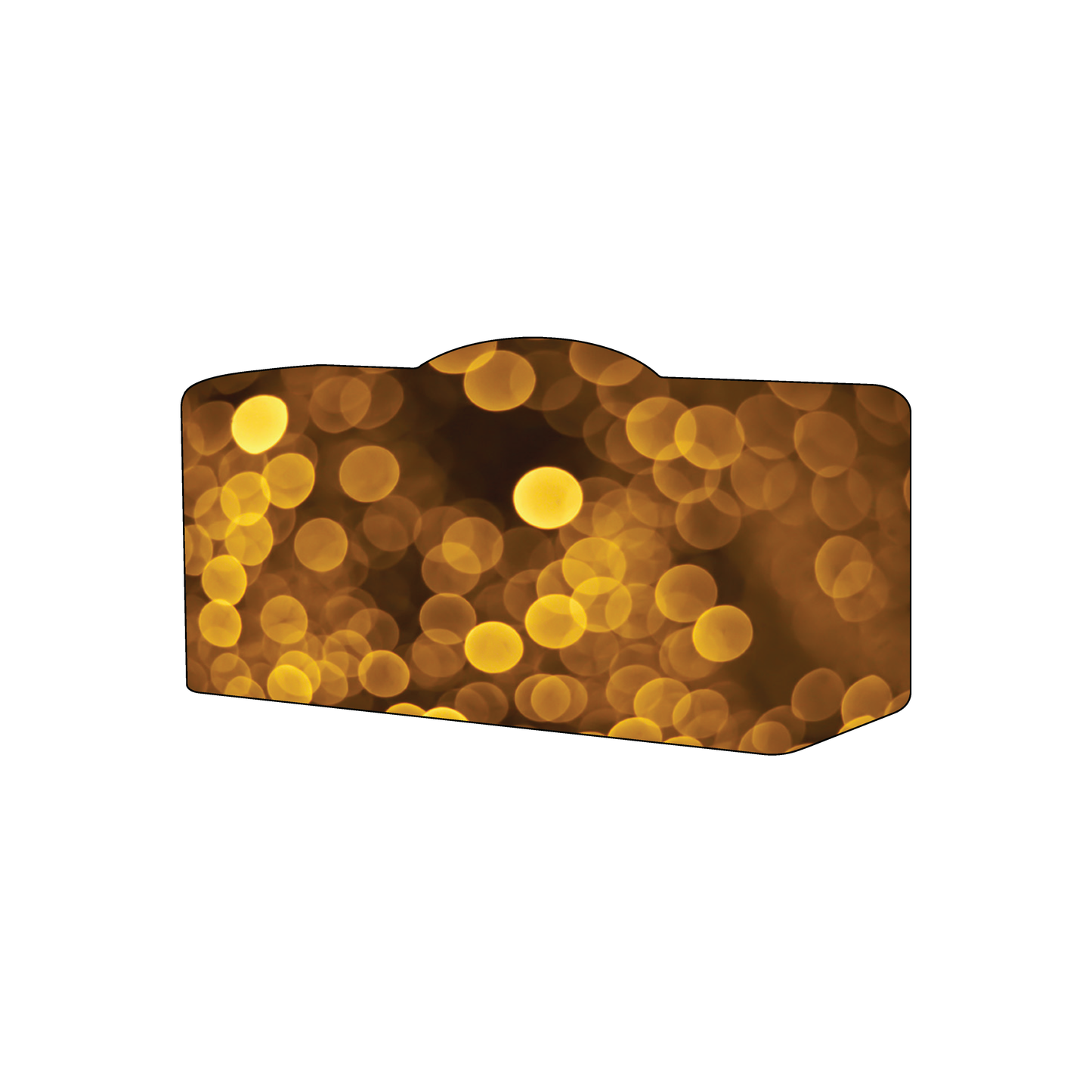 Custom Plastic 3.5" x 2" Suitcase Shape Cards