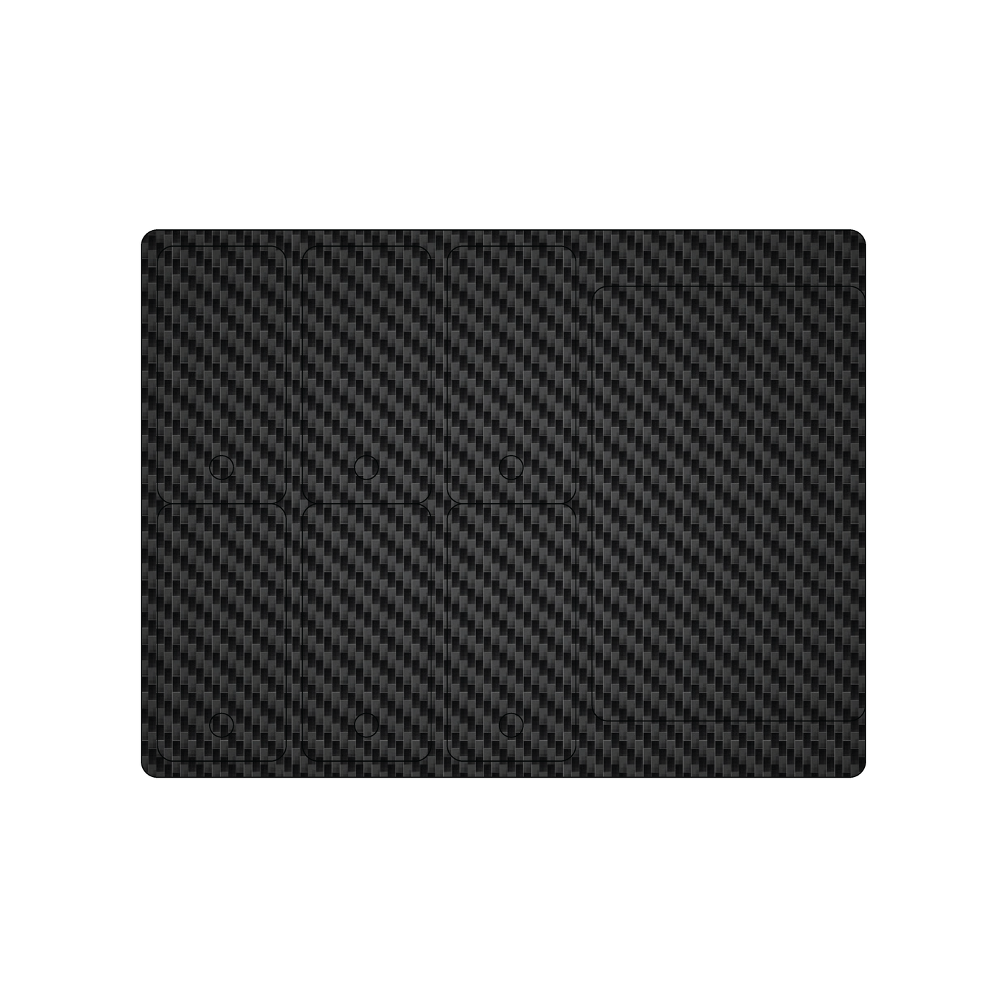 Custom Plastic 5.625" x 4.25" Card with 6 Key Tags Combo