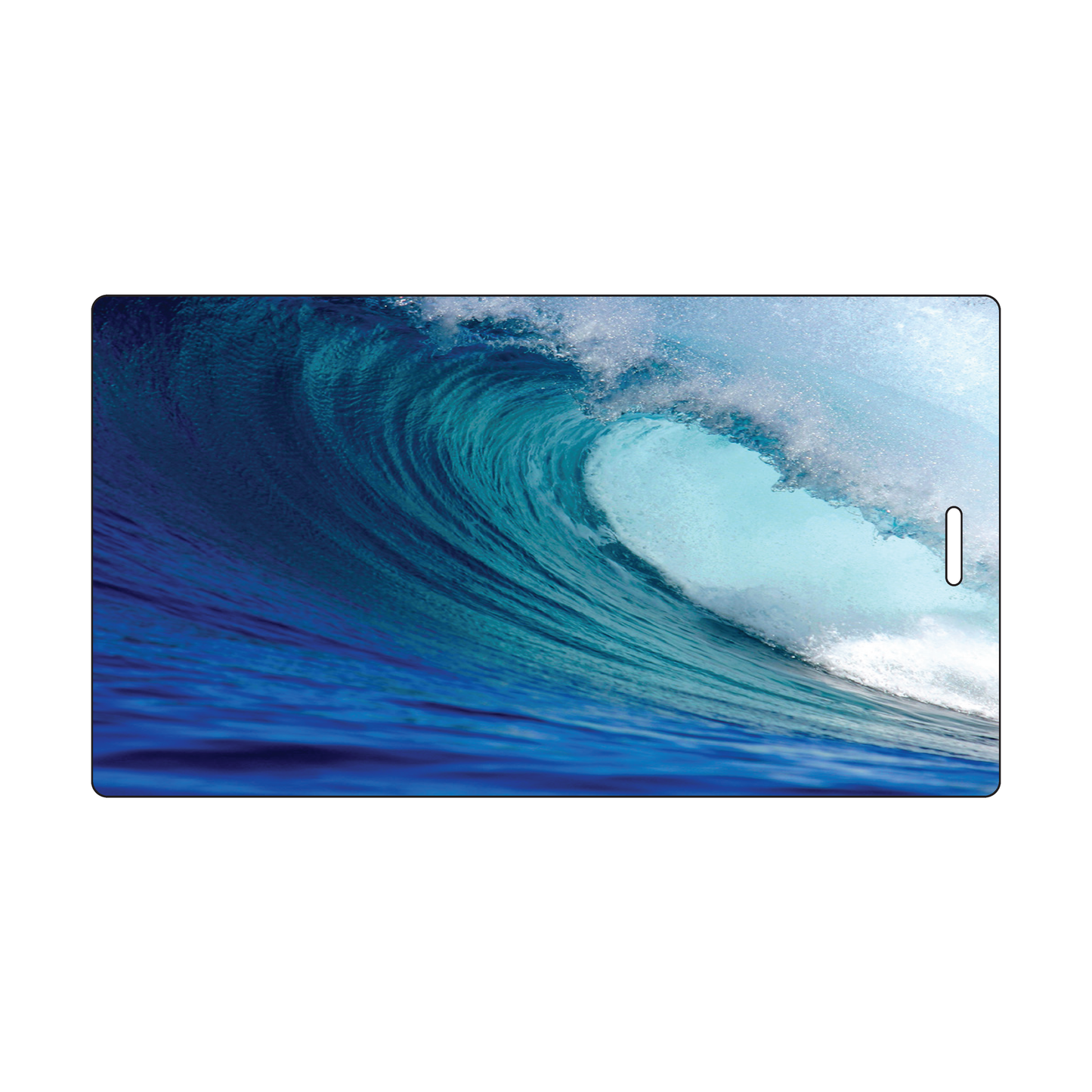 Custom Plastic 4" x 7.25" Long Luggage Tags