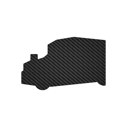 Custom Plastic 3.375" x 2.125" Moving Van Shape Cards